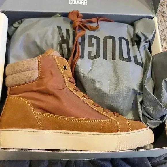 Cougar Dax Waterproof Tobacco Suede High top sneaker - Picture 6 of 6